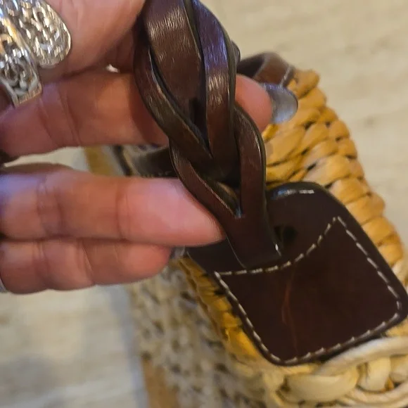 Brighton Vintage 90's Woven Shoulder Bag - Picture 5 of 13